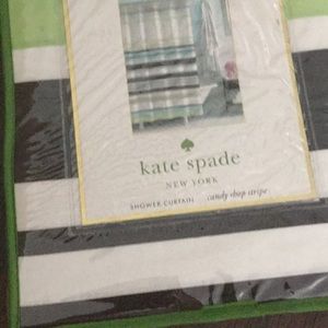 Kate Spade Candy Shop Stripe Shower Curtain NIP
